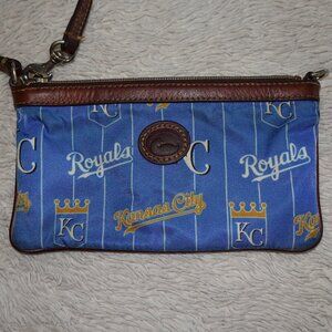 Dooney and Bourke MLB Kansas City Royals Wristlet, 7.5" x 4.5"